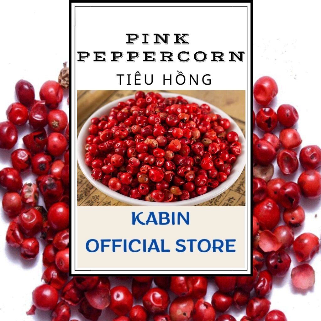 Hạt tiêu hồng hữu cơ pink peppers organic 100 gram