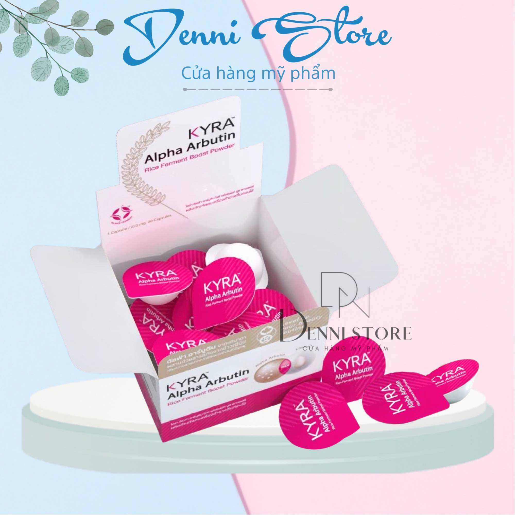 Viên Kích Trắng Kyra Alpha Arbutin Thái (1 cốc)