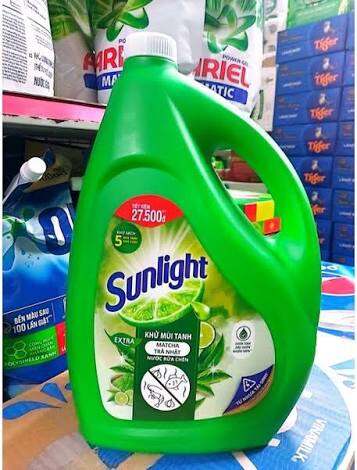 NƯỚC RỬA CHÉN SUNLIGHT TRÀ XANH CAN 3.6kg