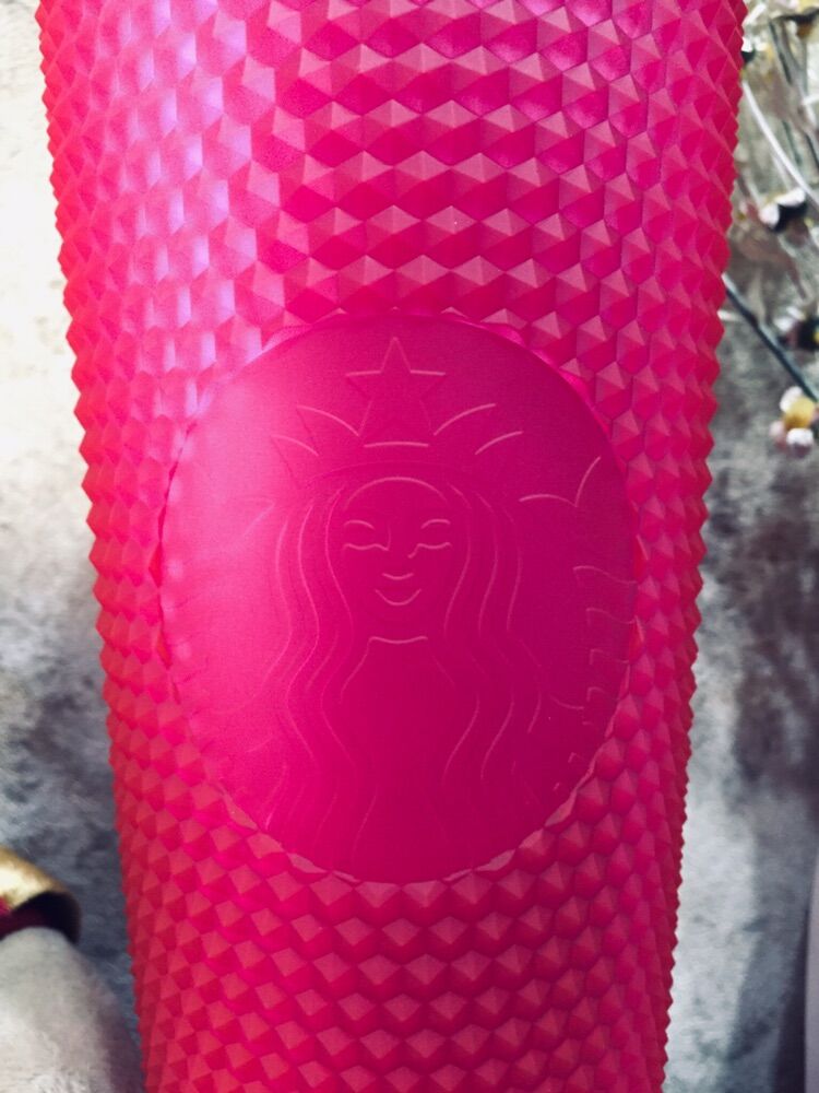 [ Store Mỹ ] Ly Nhựa Starbucks Fall 2021 Neon Pink Studded 710ml ( Starbucks US )