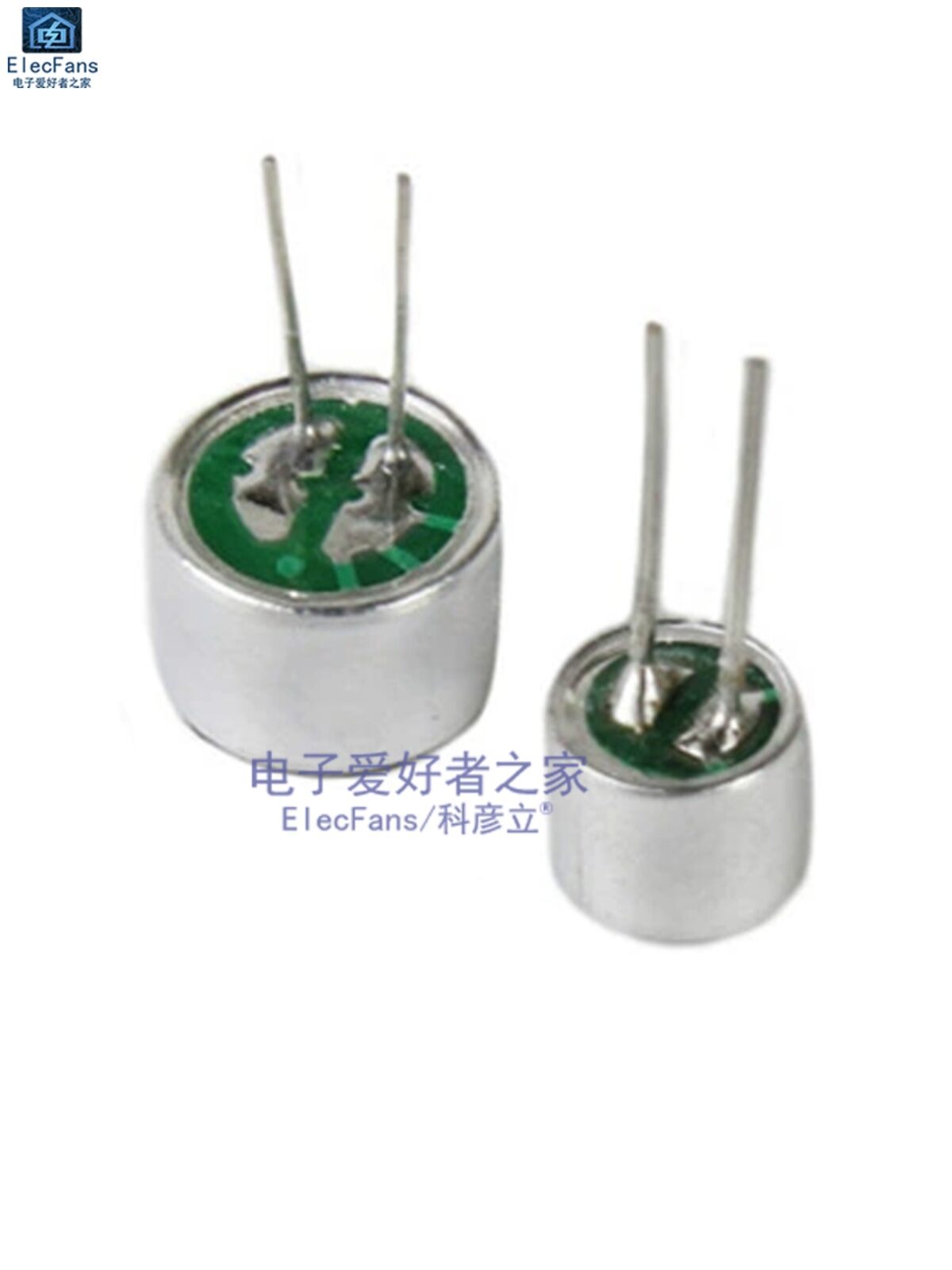 Microphone Điện Áp Định Mức Điện Dung ELECFANS 9*7/6x5mm Đầu Nghe Đĩa CD Đầu Thu Âm Thanh Linh Kiện Điện Tử Thiết Bị Âm Thanh