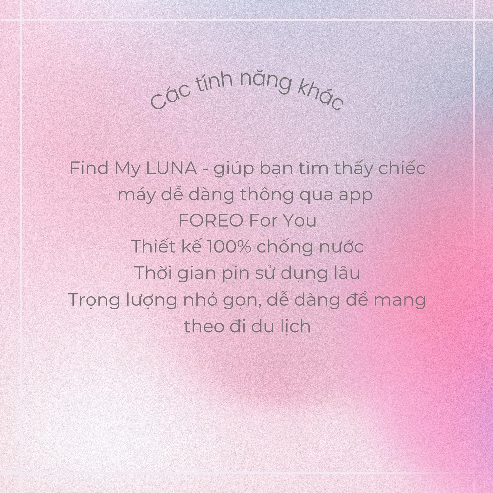 Máy Rửa Mặt Foreo Luna Mini 3 Chính Hãng