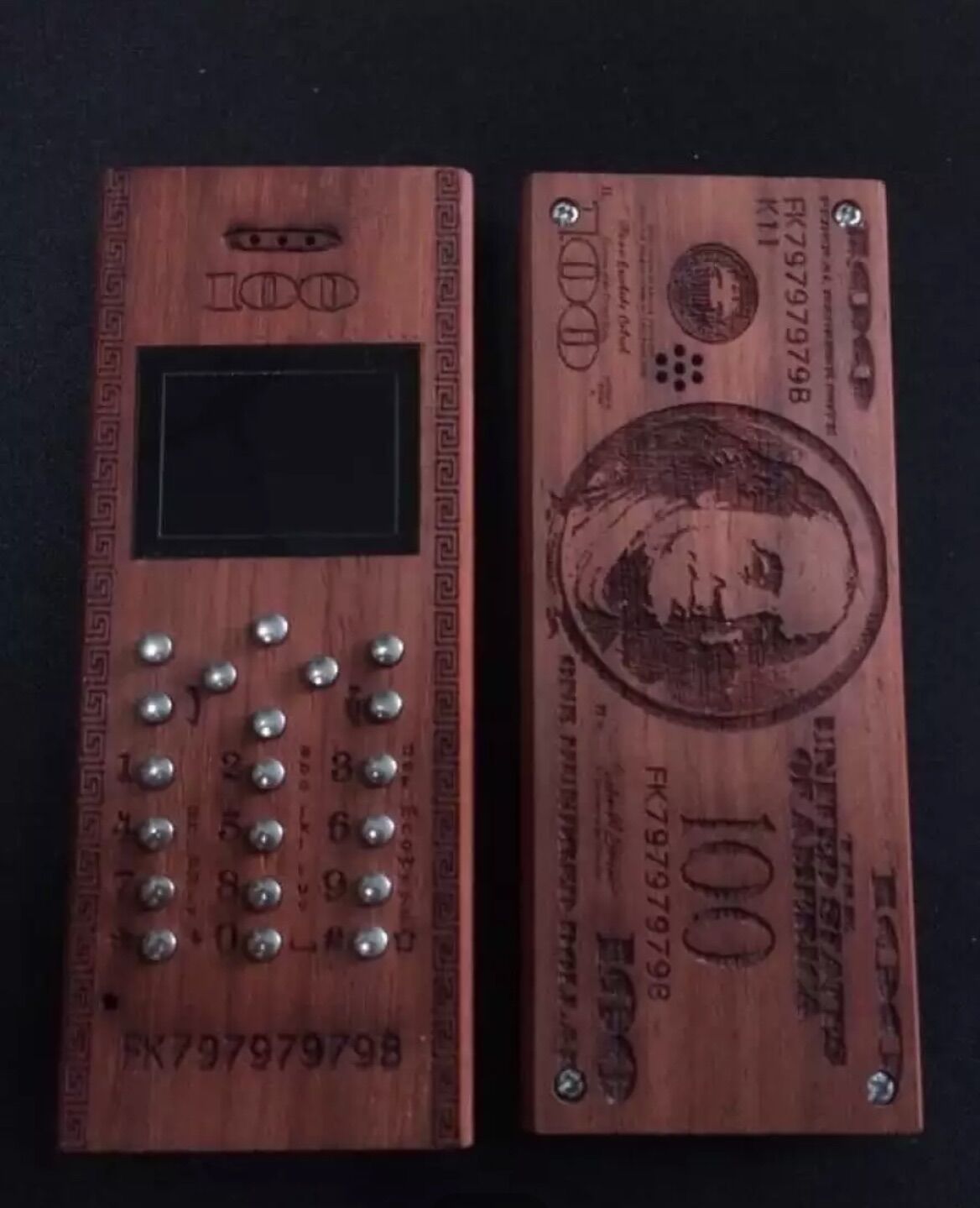 Vỏ gỗ cho điện thoại 1202