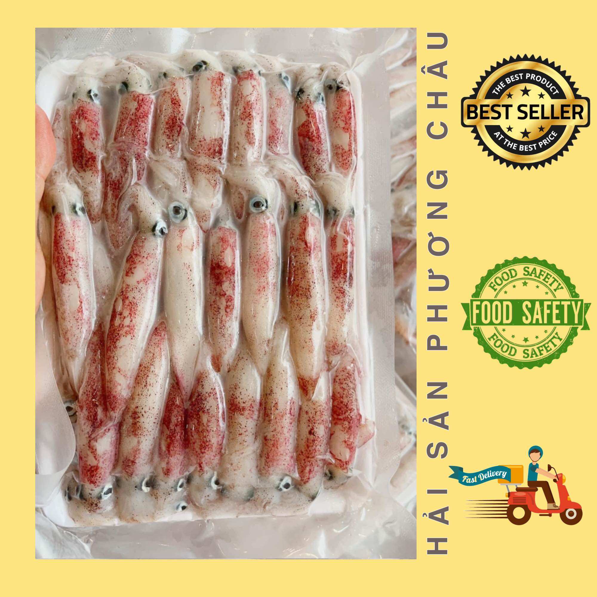 Mực sữa nháy Phan Thiết tươi ngon 500g