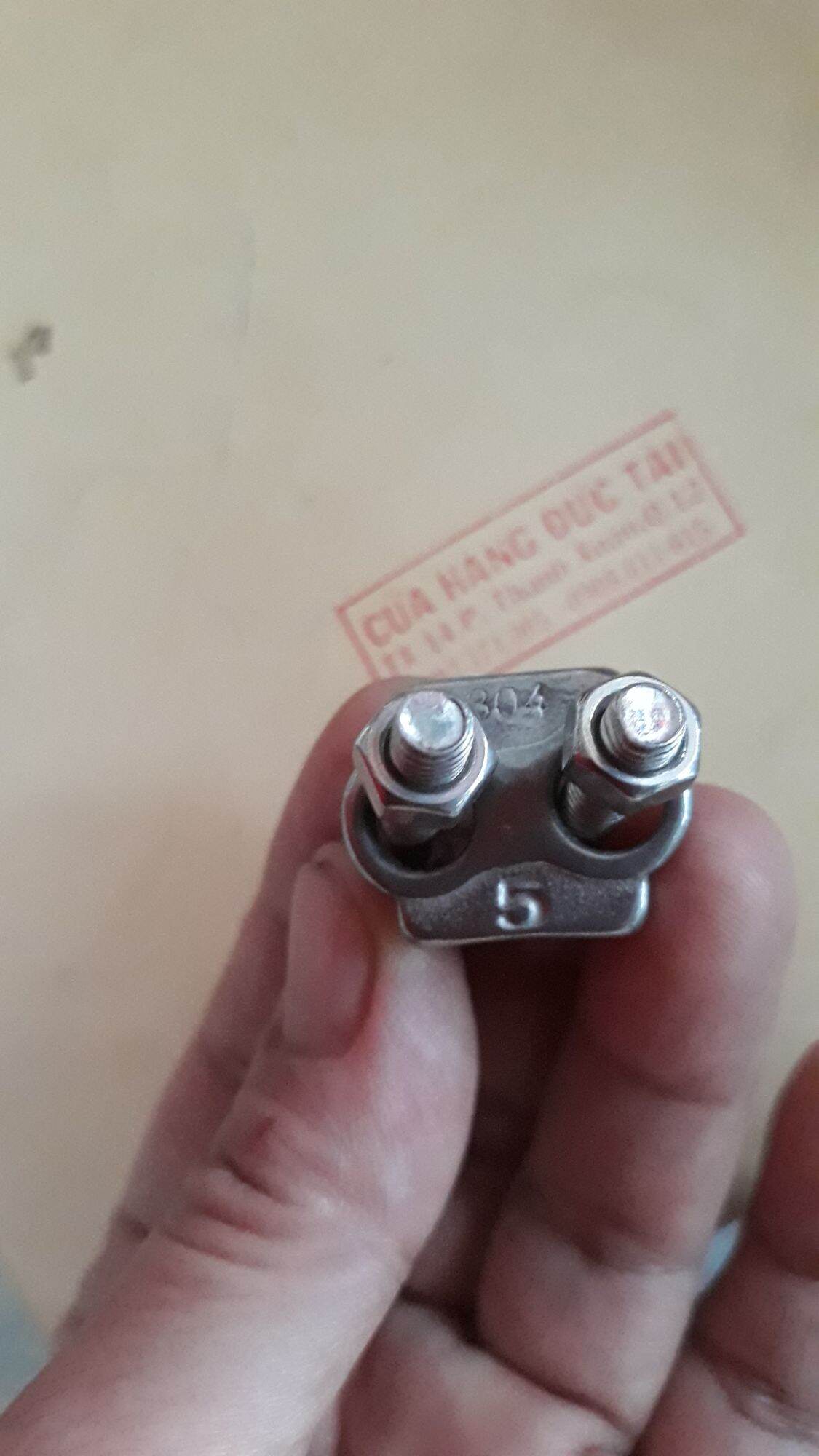 Ốc siết cáp 3mm, 4mm, 5mm inox 304