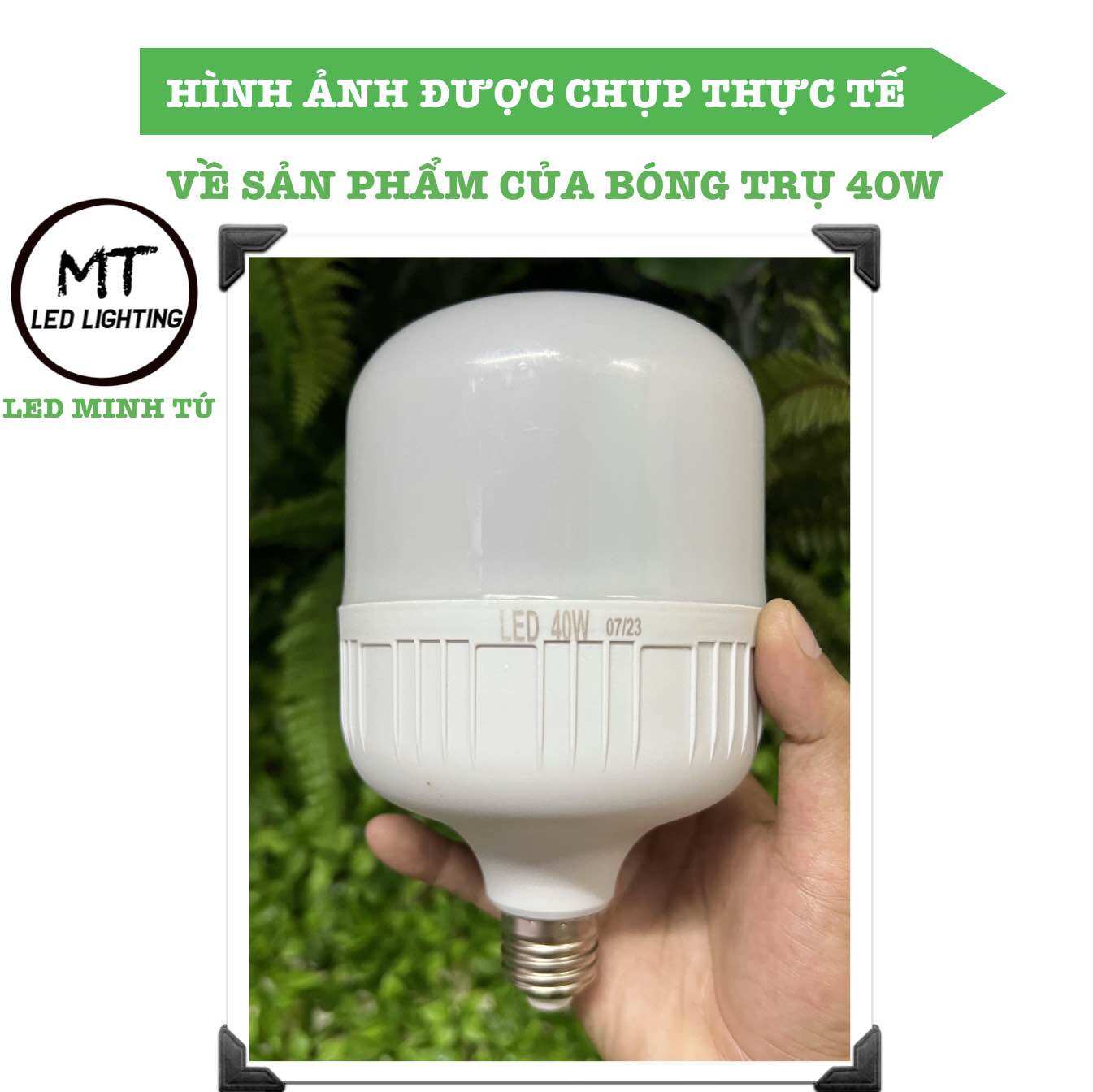 COMBO 4 CÁI BÓNG ĐÈN LED TRỤ 40W