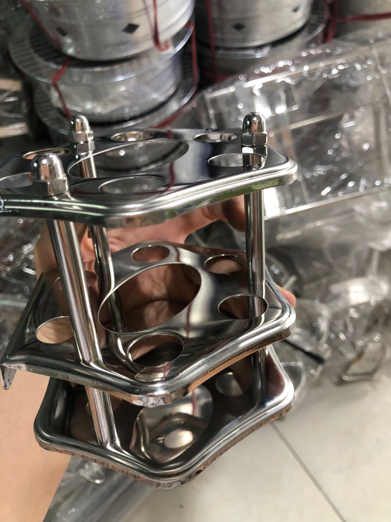 Kệ bàn chải đánh răng inox 304-Kệ bàn chải,kem đánh răng,kệ ly