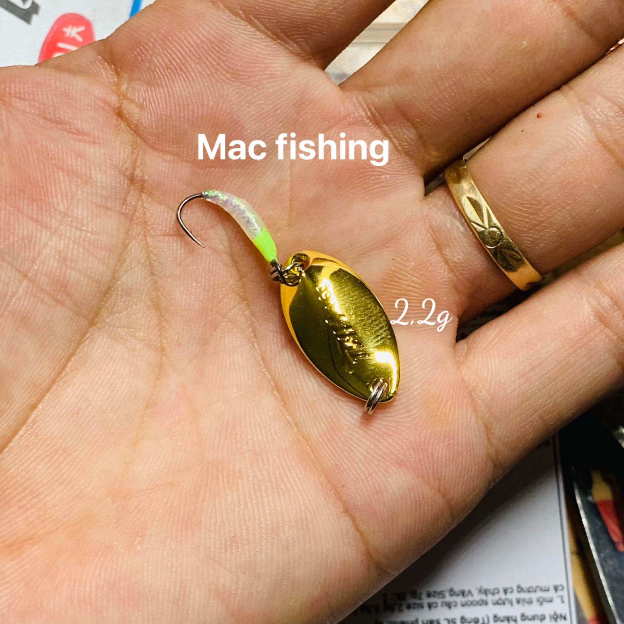 Mồi câu cá mương mồi thìa lượn spoon lure cá mương mồi lure cá mương