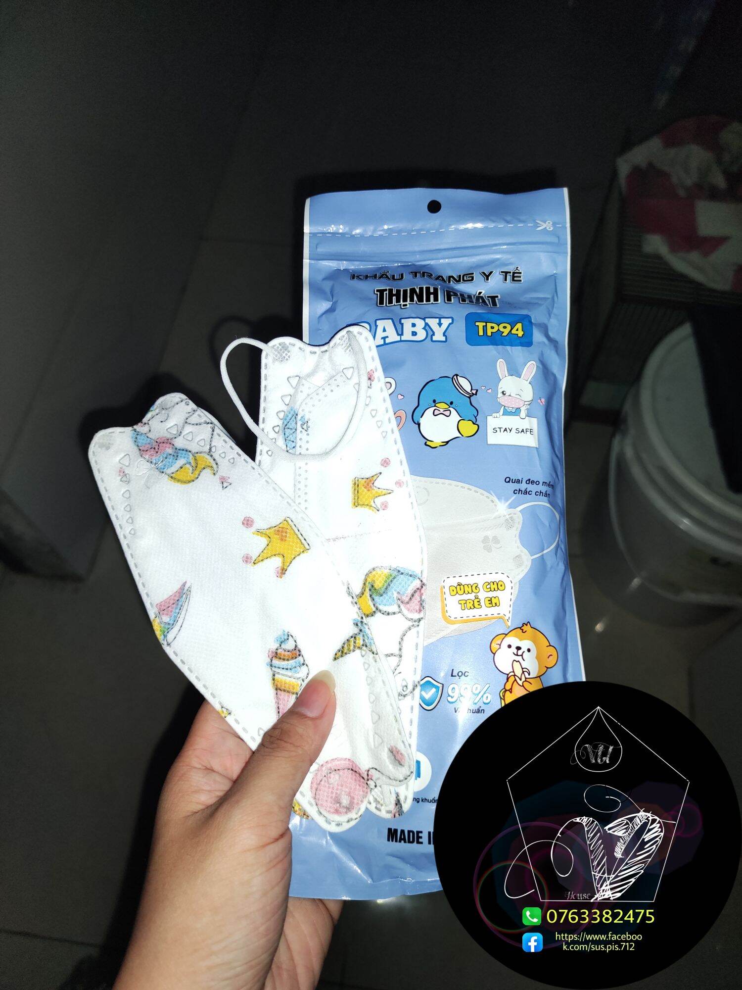 [Hàng chính hãng] khẩu trang trẻ em KF94 Hàn Quốc