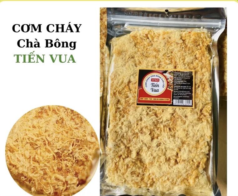 Combo 10 gói cơm cháy chà bông tiến vua 180g/gói