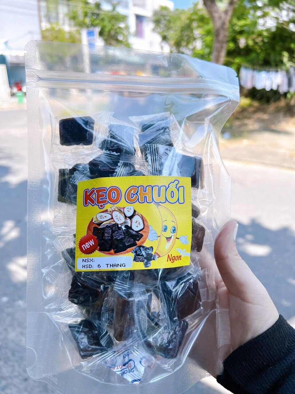 ♨️♨️ 1/2kg KẸO CHUỐI TƯƠI cốt dừa  BẾN TRE