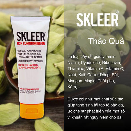 Gel hồi phục da, dưỡng ẩm Skleer