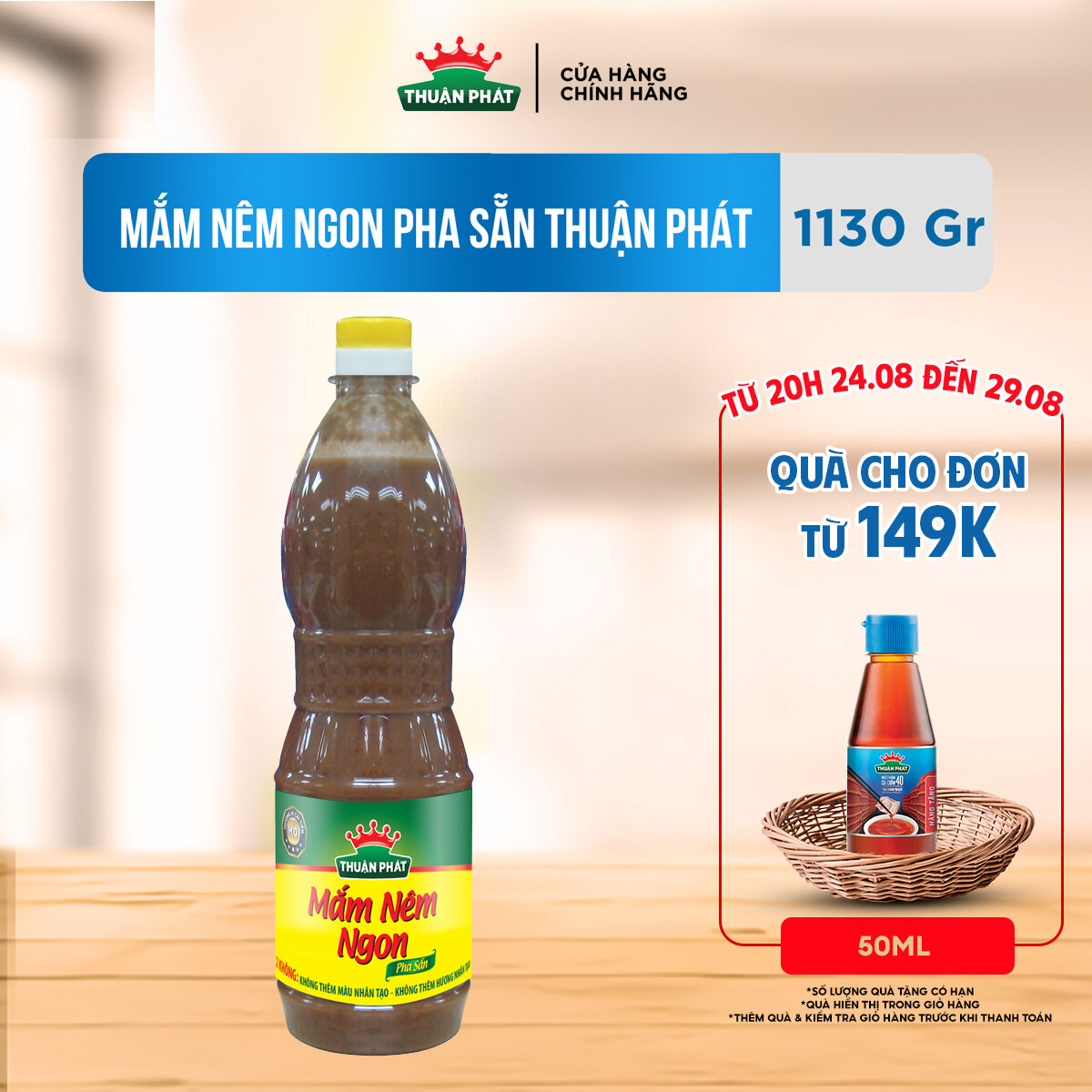 Mắm nêm ngon pha sẵn thuận phát 950ml