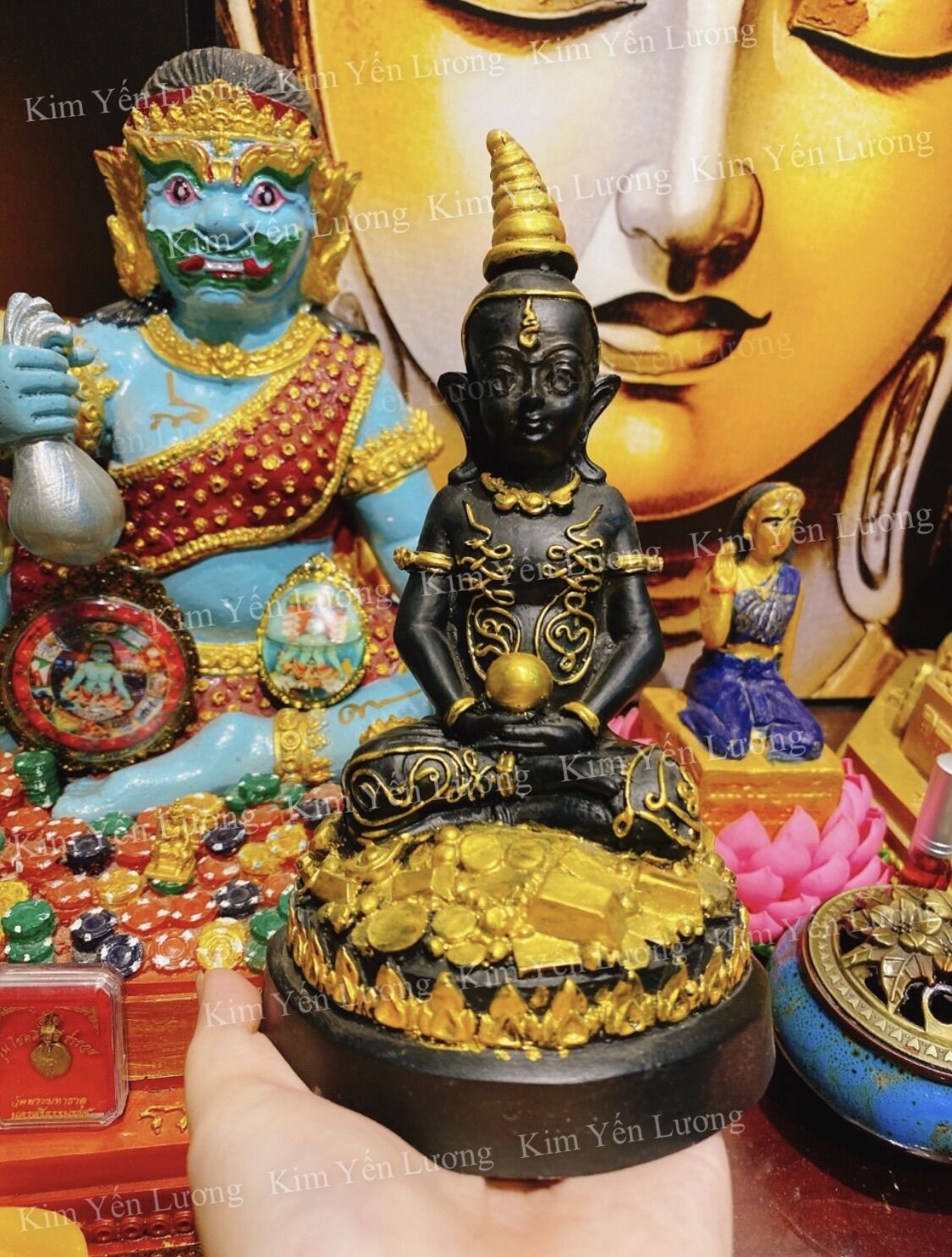 TƯỢNG PHRANGAN CHÙA WATTRAIMIT THÁI LAN