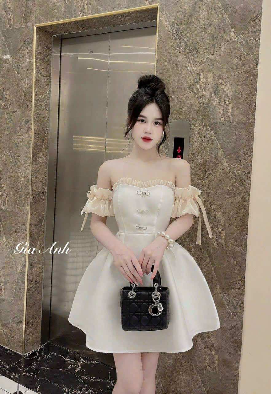 (SHOP BIGSIZE NỮ 50KG ĐẾN 90KG) đầm tapta xoè ngắn