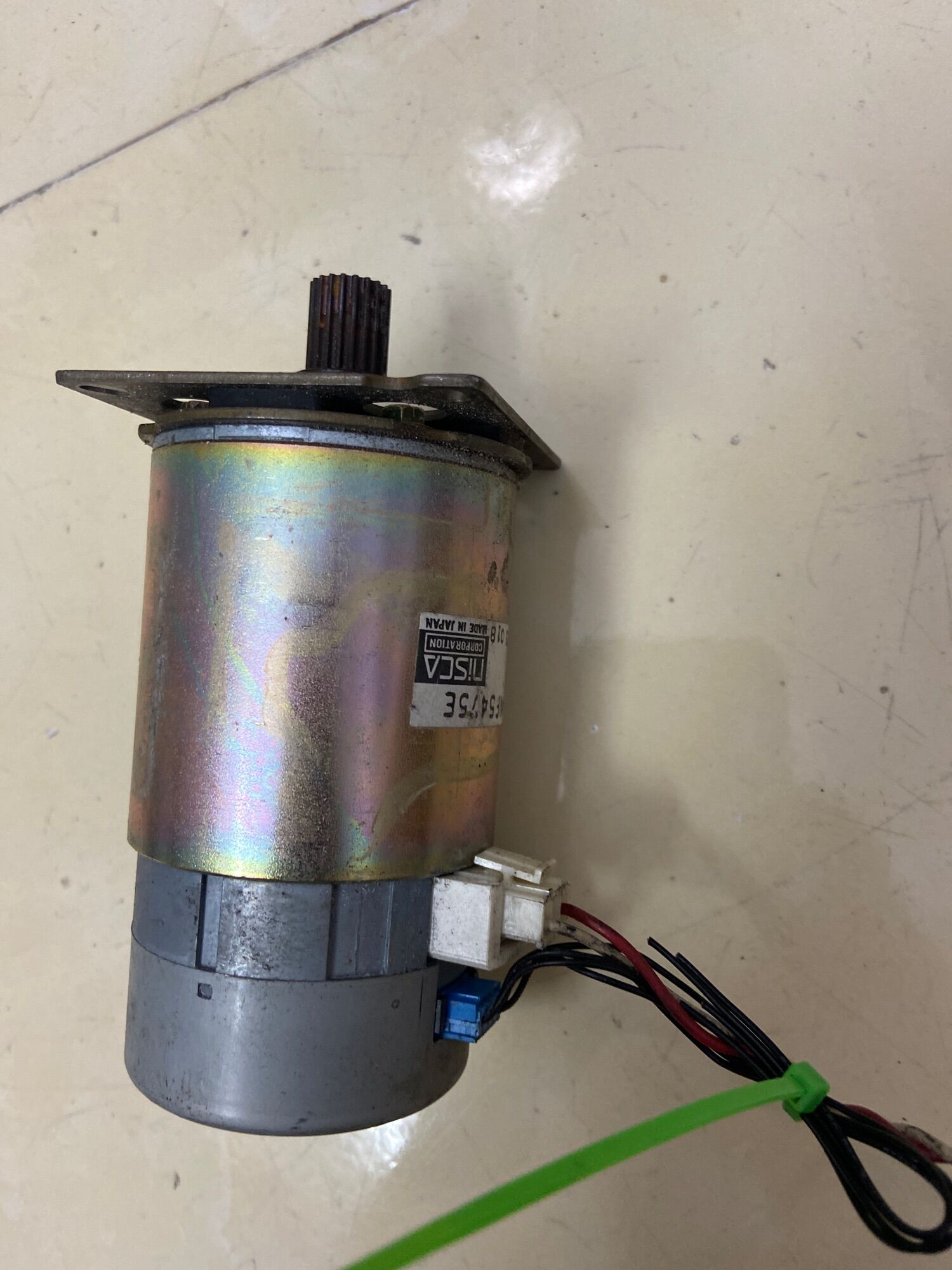 Động cơ chổi than DC 12V-24v Servo NISCA NF5475 encoder (Made in Japan) trục 8mm