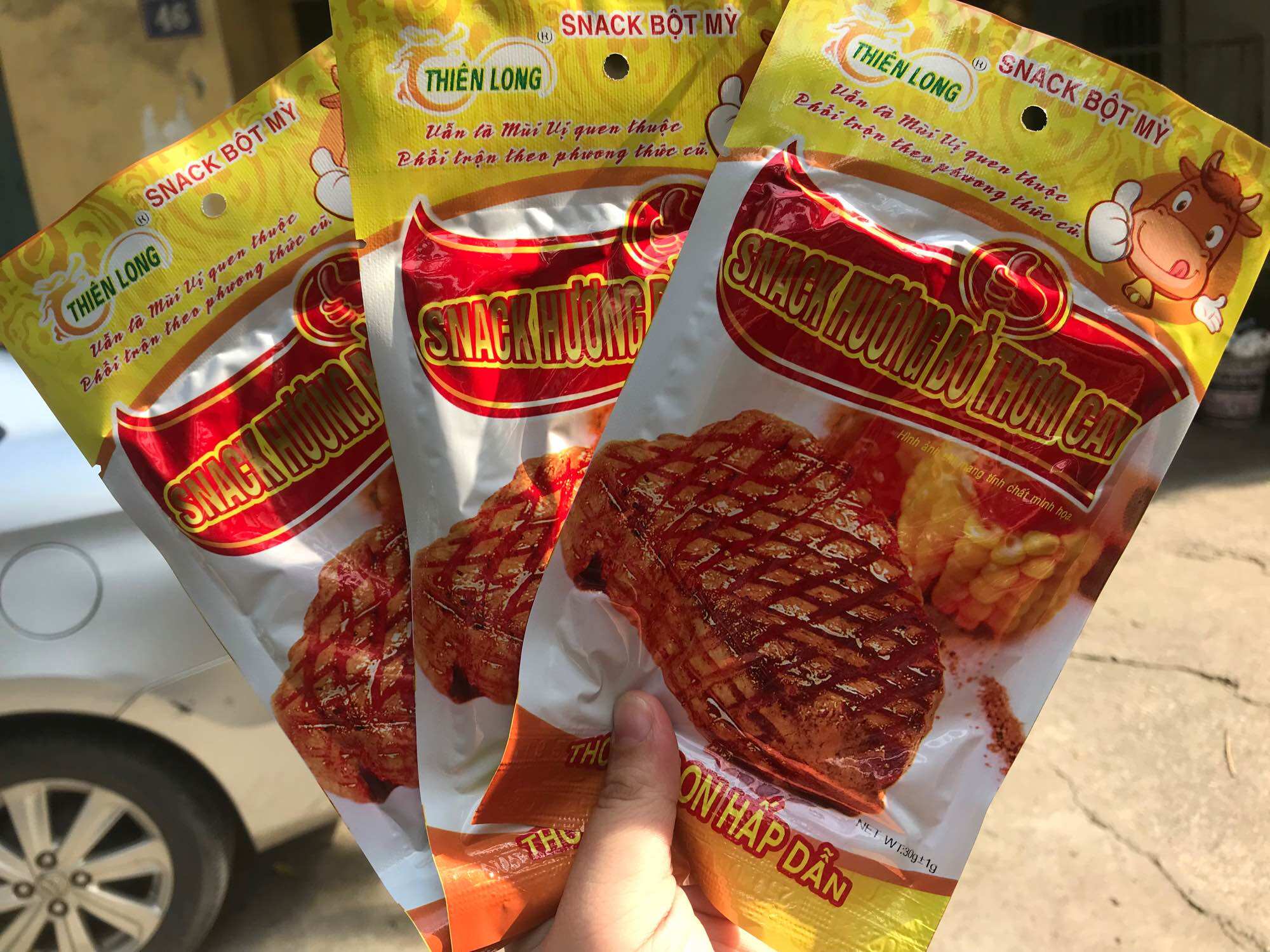 Snack hương bò thơm cay 10k/ 5 gói 30gr