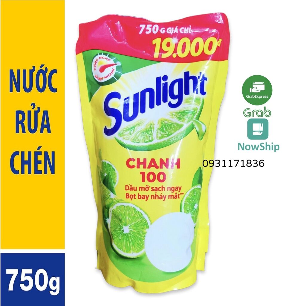 Nước rửa chén sunlight chanh 1,4kg