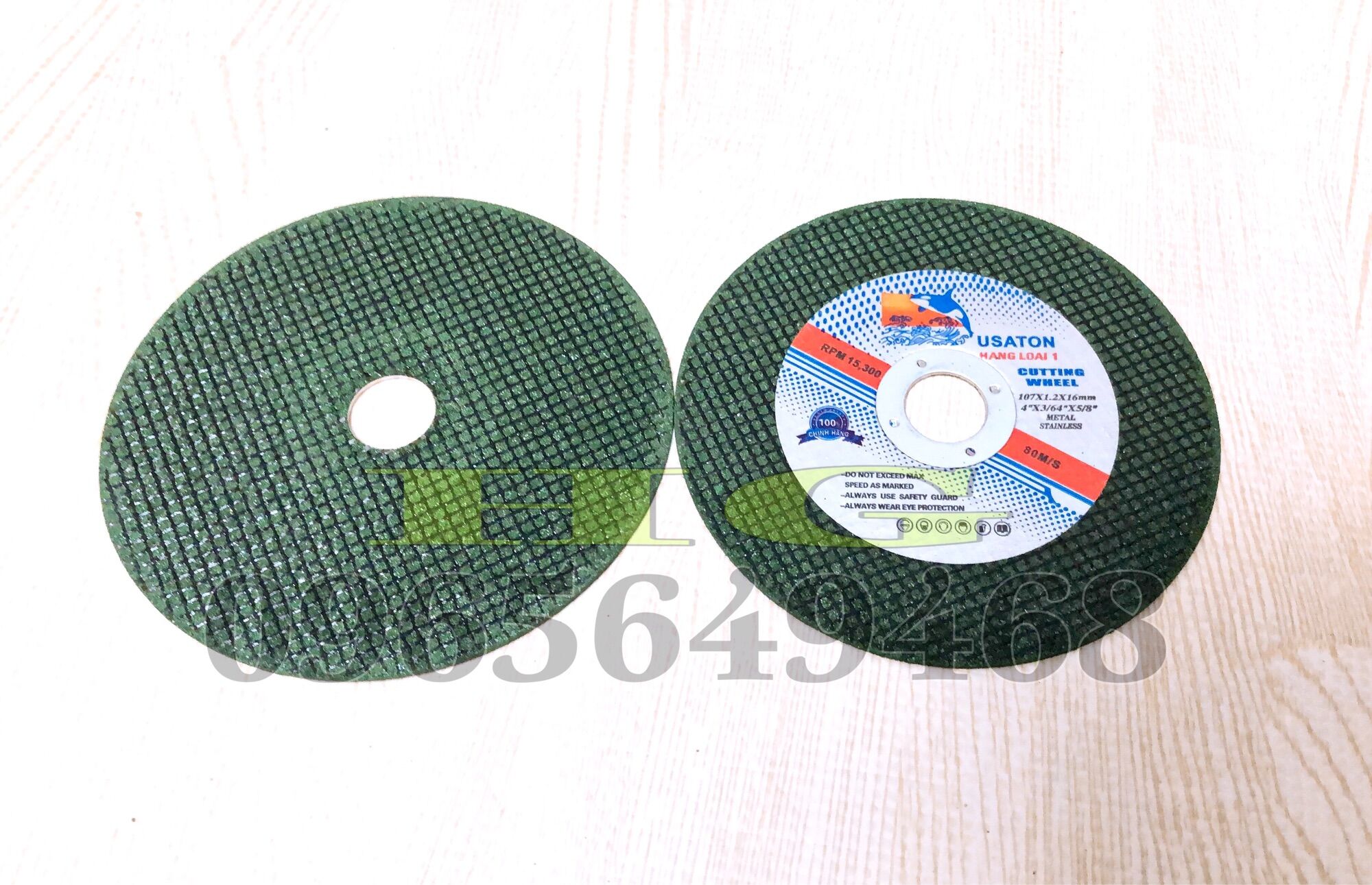 50 Viên Đá Cắt Kim Loại, Cắt Sắt, Cắt inox 1 tấc 100mm CÁ USA LOẠI 1 CHÍNH HÃNG