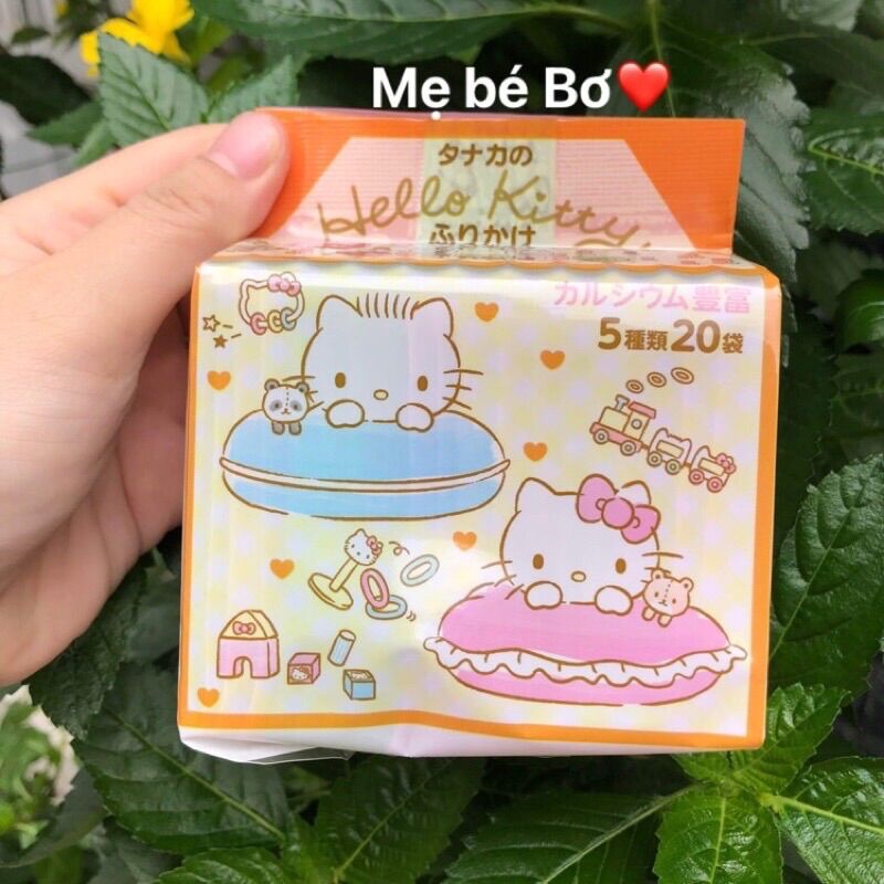 [HCM]Gia vị rắc cơm Hello Kitty cho bé ăn dặm Nhật