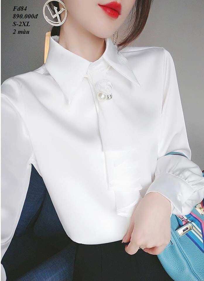 Áo sơ mi thắt nơ 107