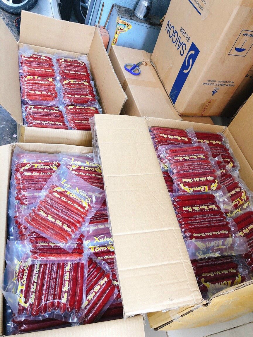 Lạp xưởng tôm - bịch 500gr