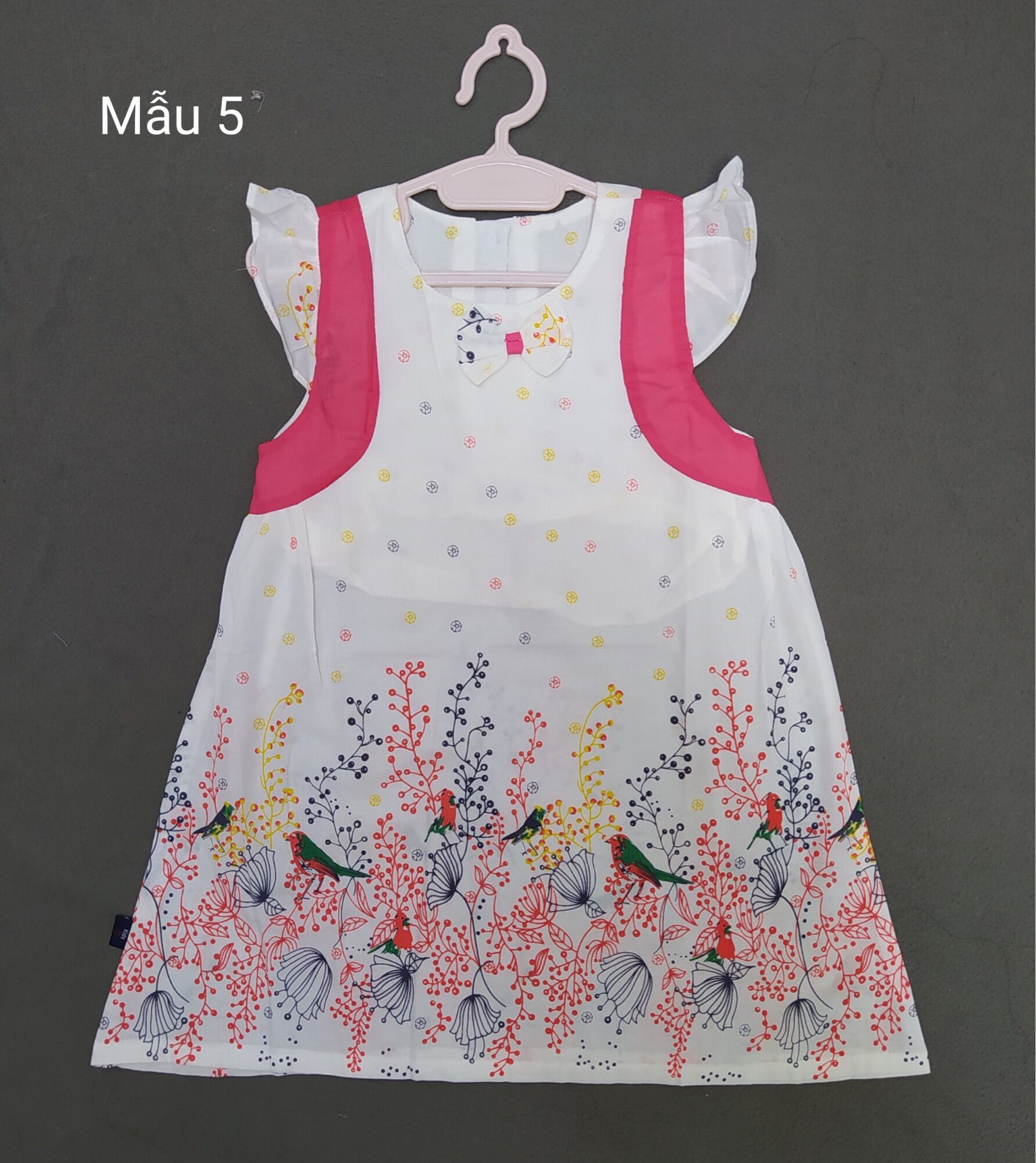 váy bé gái trẻ em váy boil hoa