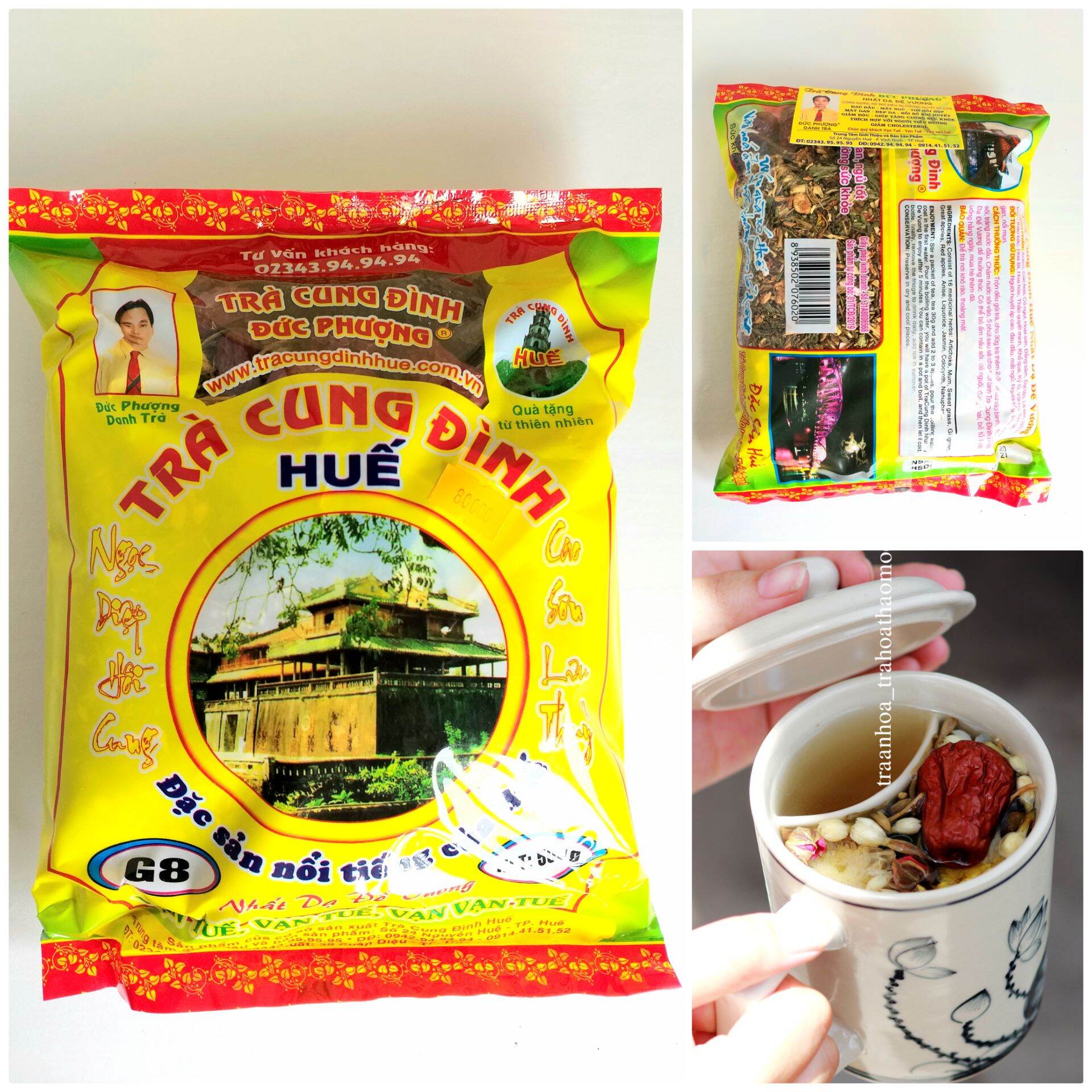 Trà Cung Đình Huế Đức Phượng G8 500g