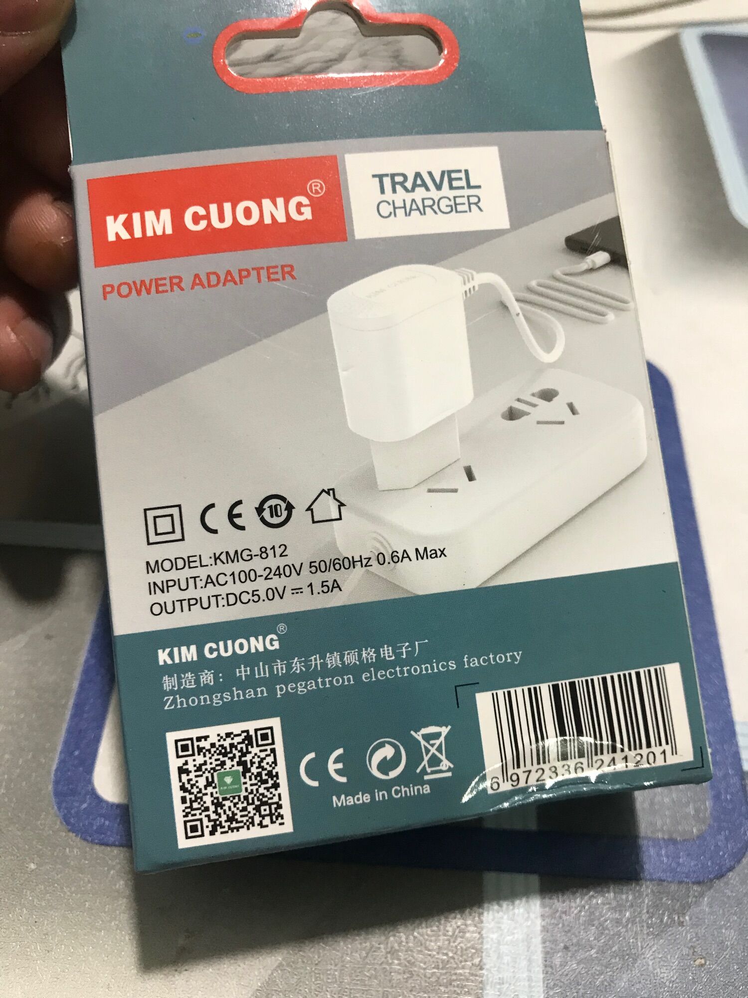 Bộ Sạc Điện Thoại Kim Cương 1.5A Max