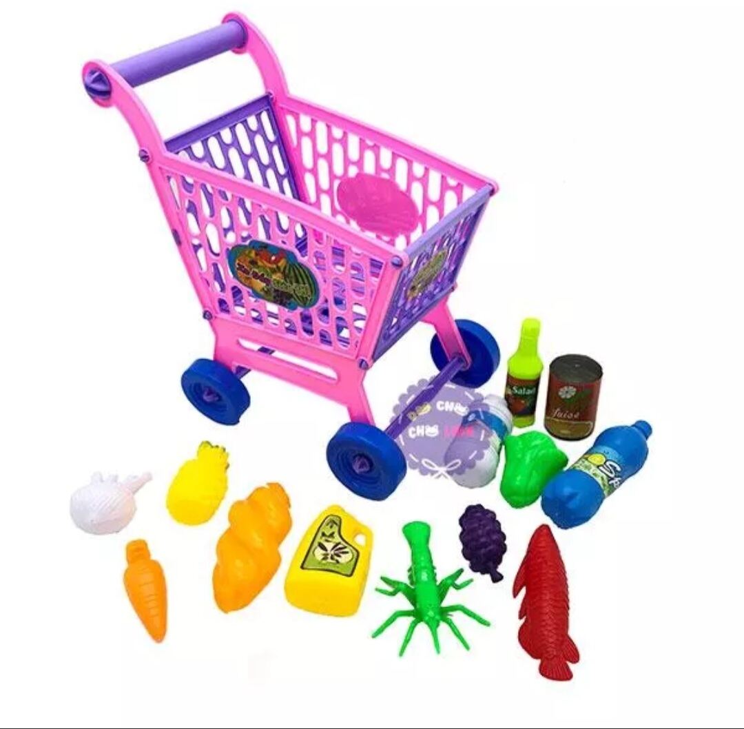 Ct_ xe đẩy siêu thị chở trái cây đồ chơi - ảnh sản phẩm 6