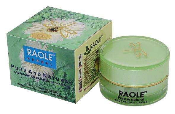 RAOLE kem dưỡng ẩm trắng da 12g