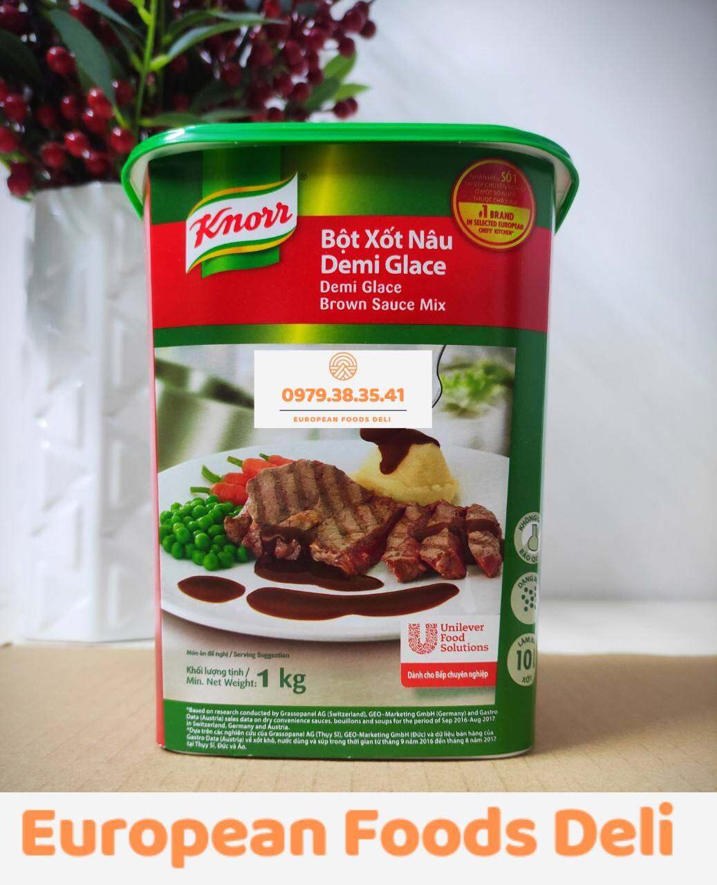Bột Bò Xốt Nâu hiệu Knorr Demi Glace hộp 1kg