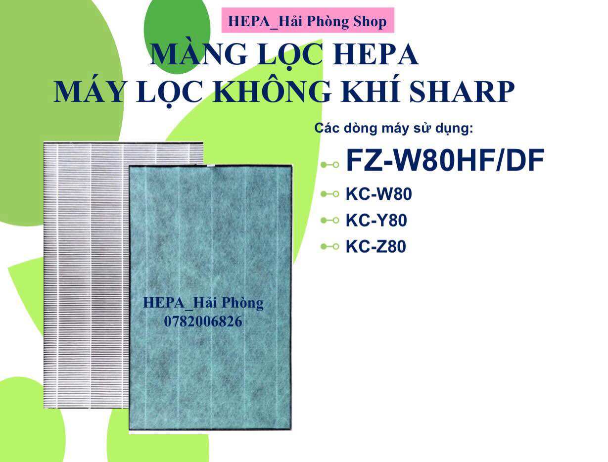 Màng lọc hepa sharp fz-w80hf