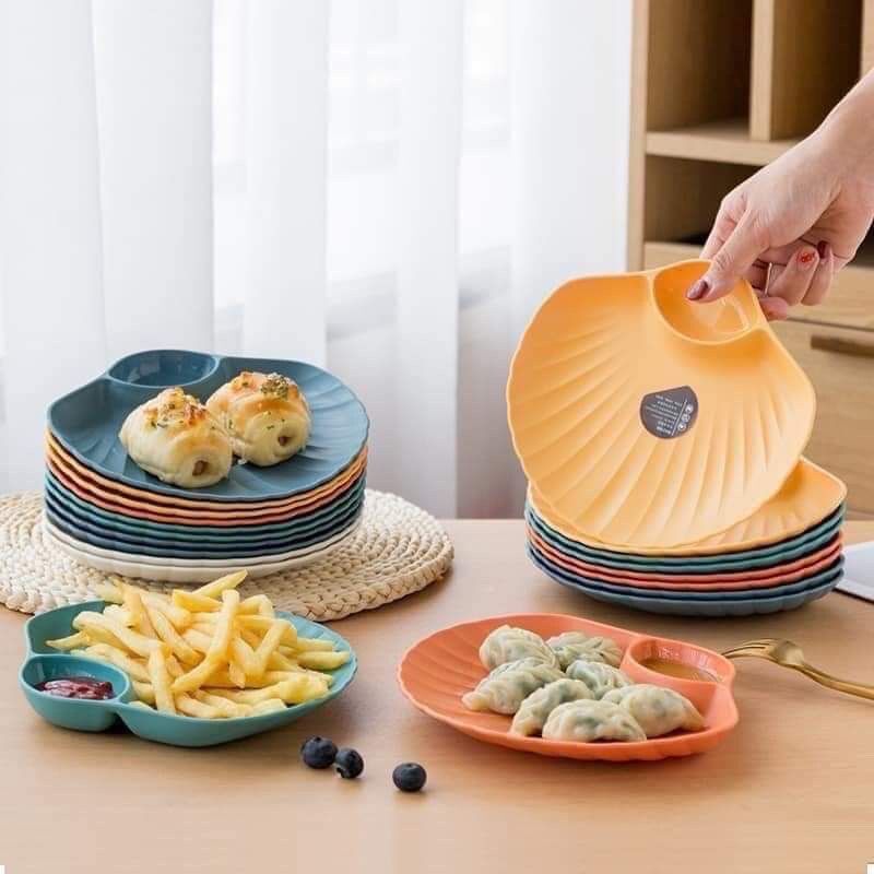 Set 4 dĩa hình con sò
