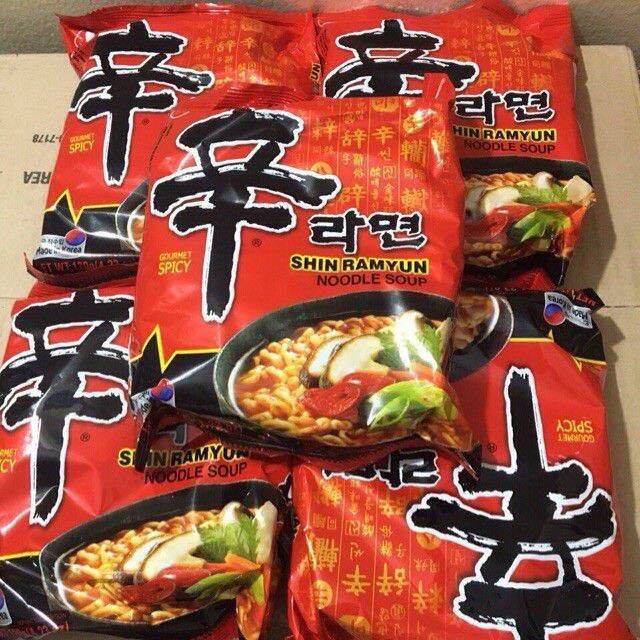 Lốc 5 gói mì cay shin 120g