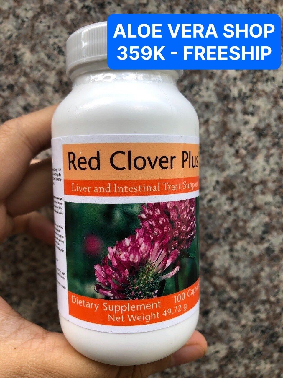 359k Viên Thải độc Red Clover 100v