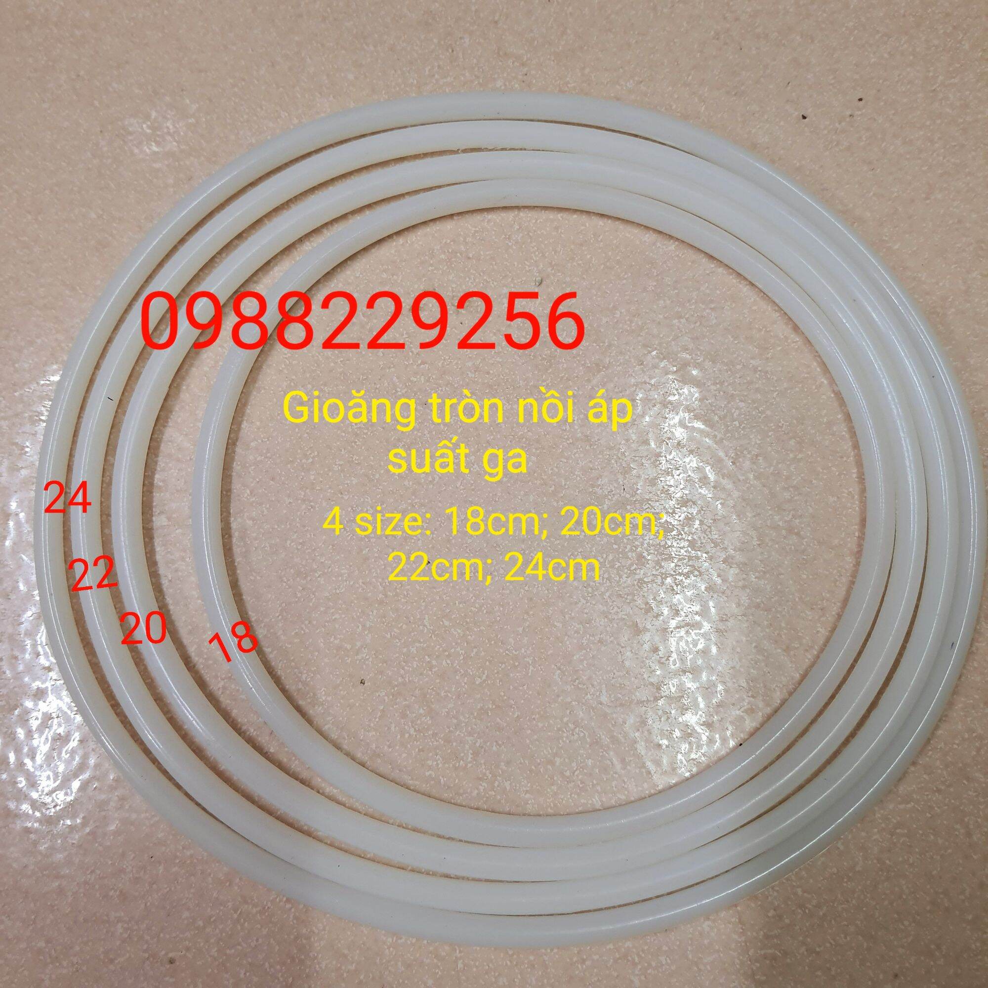 Gioăng Ron Roăng nồi áp suất tròn đặc 18cm 20cm 22cm 24cm