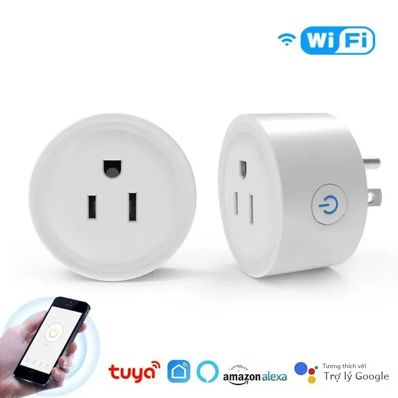 Tuya Ổ Cắm Wifi Thông Minh Điều Khiển Từ Xa Không Dây Ổ Cắm Hoa Kỳ Anh Tiêu Chuẩn Jp Tương Thích Với Alexa Google Home Cho Thiết Bị Gia Dụng Thông Minh