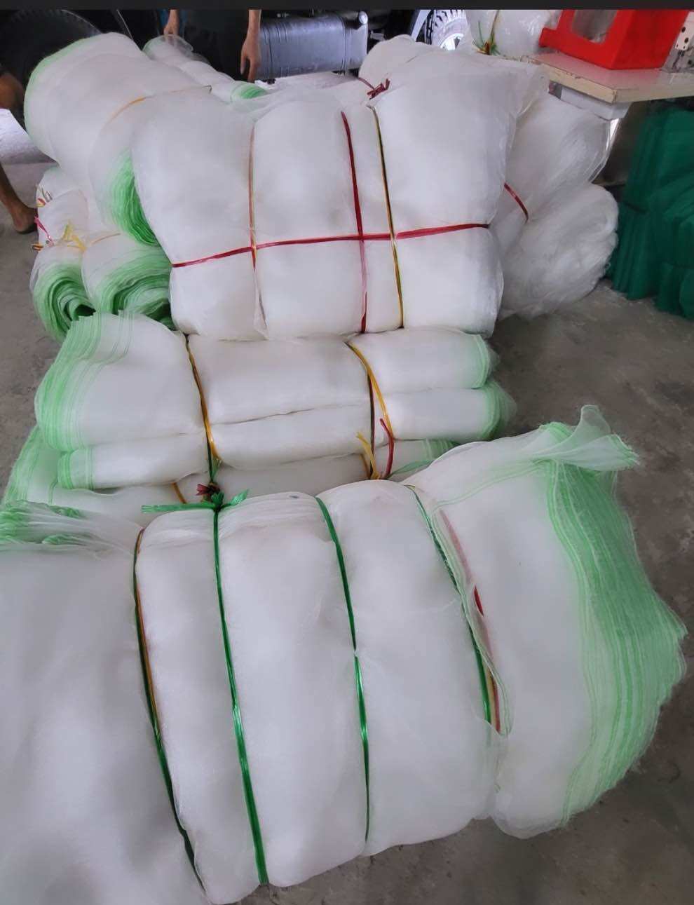 Lưới cước trắng, lưới cước phơi lúa, lưới làm túi Mít, lưới chắn côn trùng...(Giá 1m tới)
