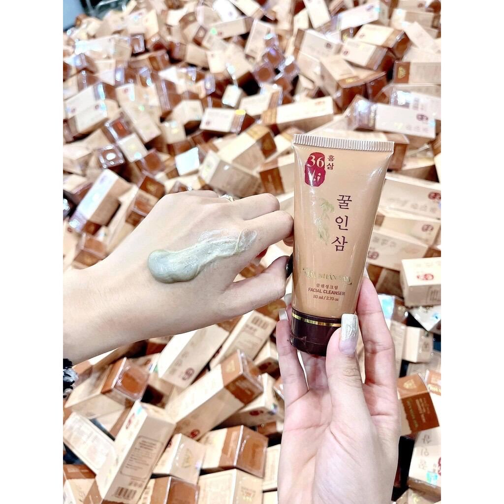 [HCM]Mật Nhân Sâm Sữa Rửa Mặt Cao Mụn Sâm Đỏ