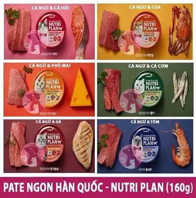 Pate nutri plan cho mèo 160gr