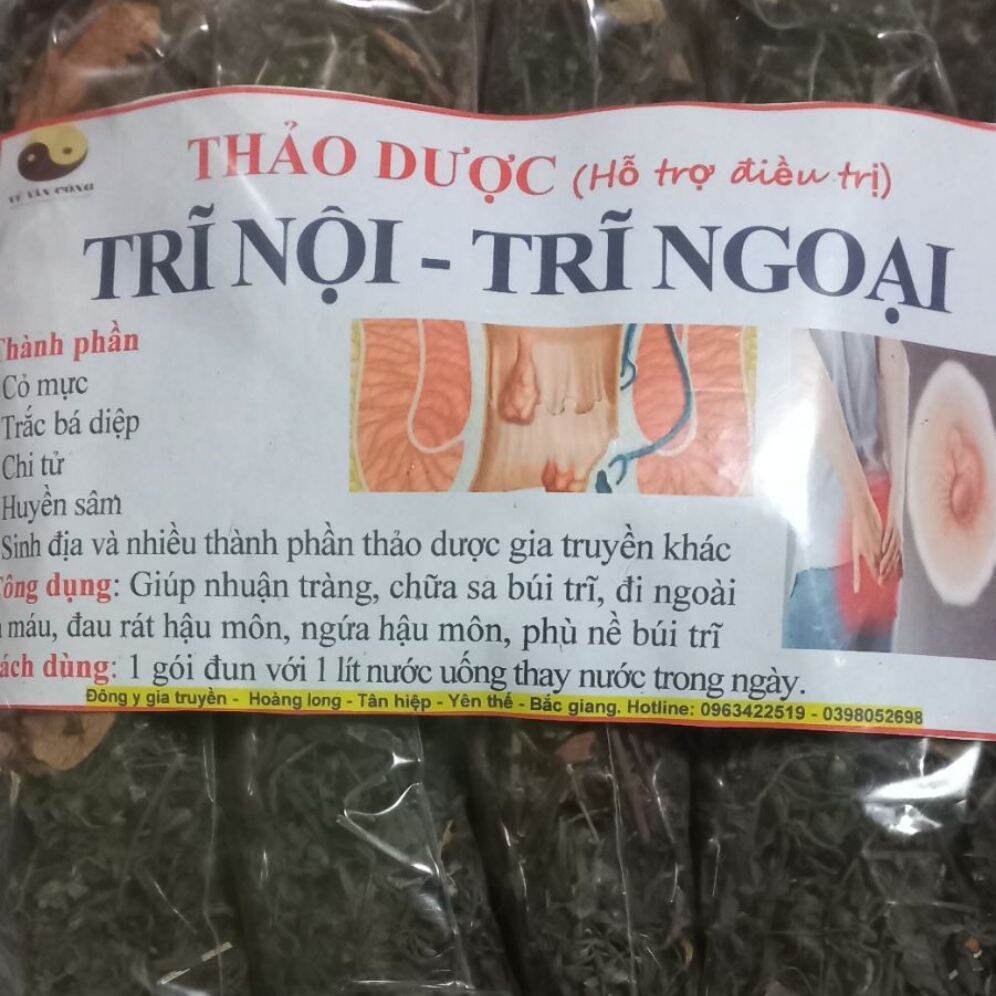 Thảo dược gia truyền Trĩ nội - Trĩ ngoại Chia nhỏ 20 gói của người dân Tộc Dao