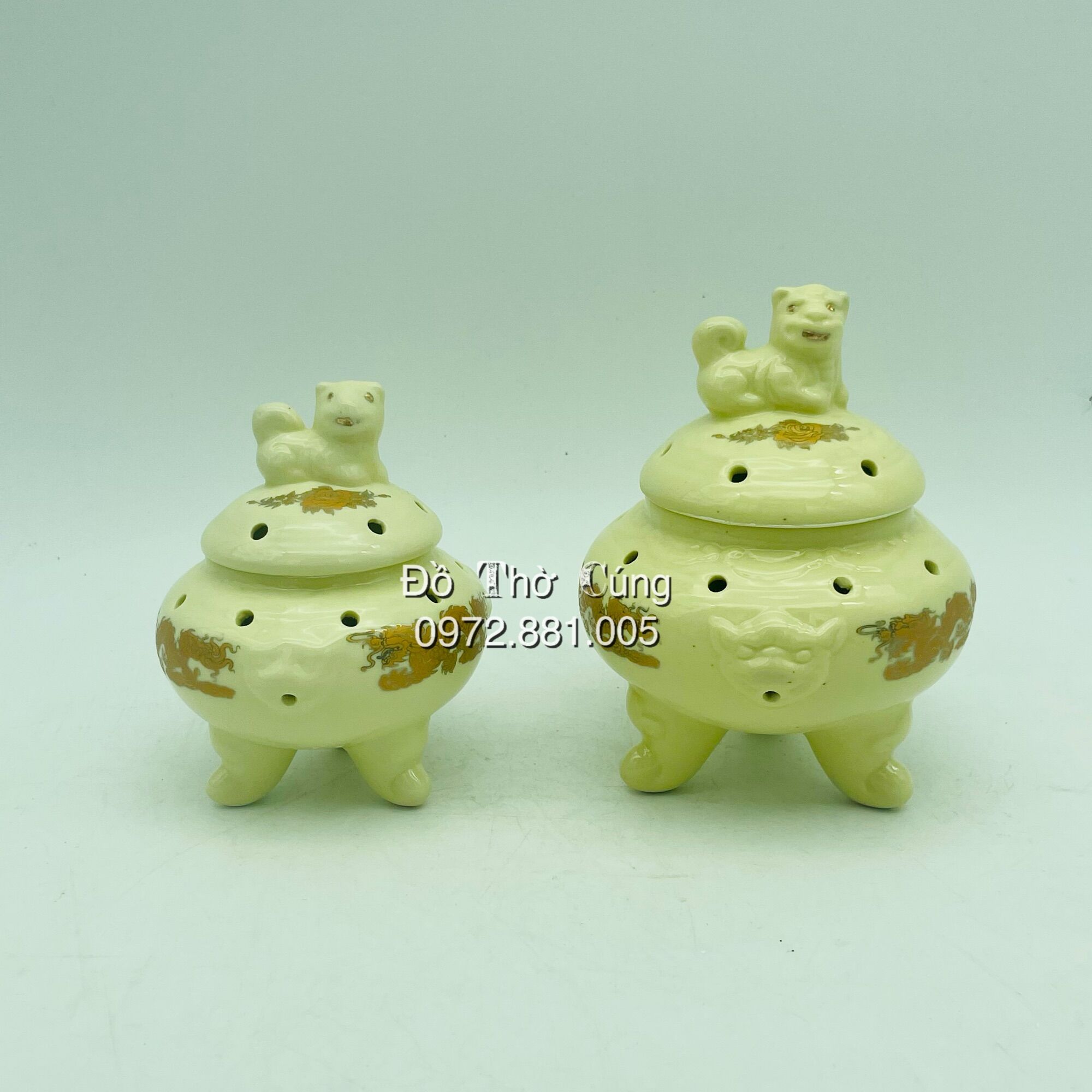 Đốt Trầm màu vàng ngà , Đỉnh trầm ngà