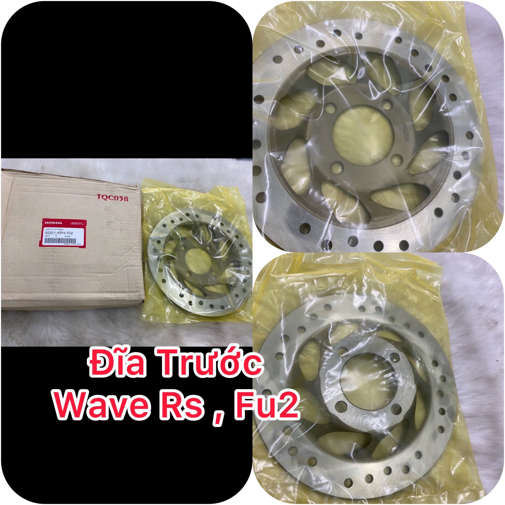 Đĩa trước wave rs , fu2