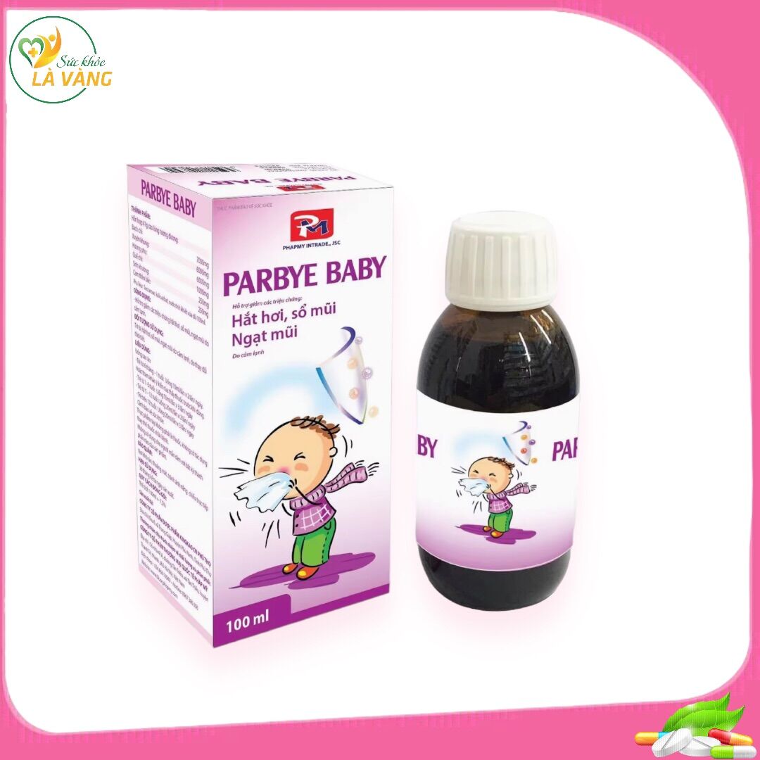Siro sổ mũi ngạt mũi Parbye baby