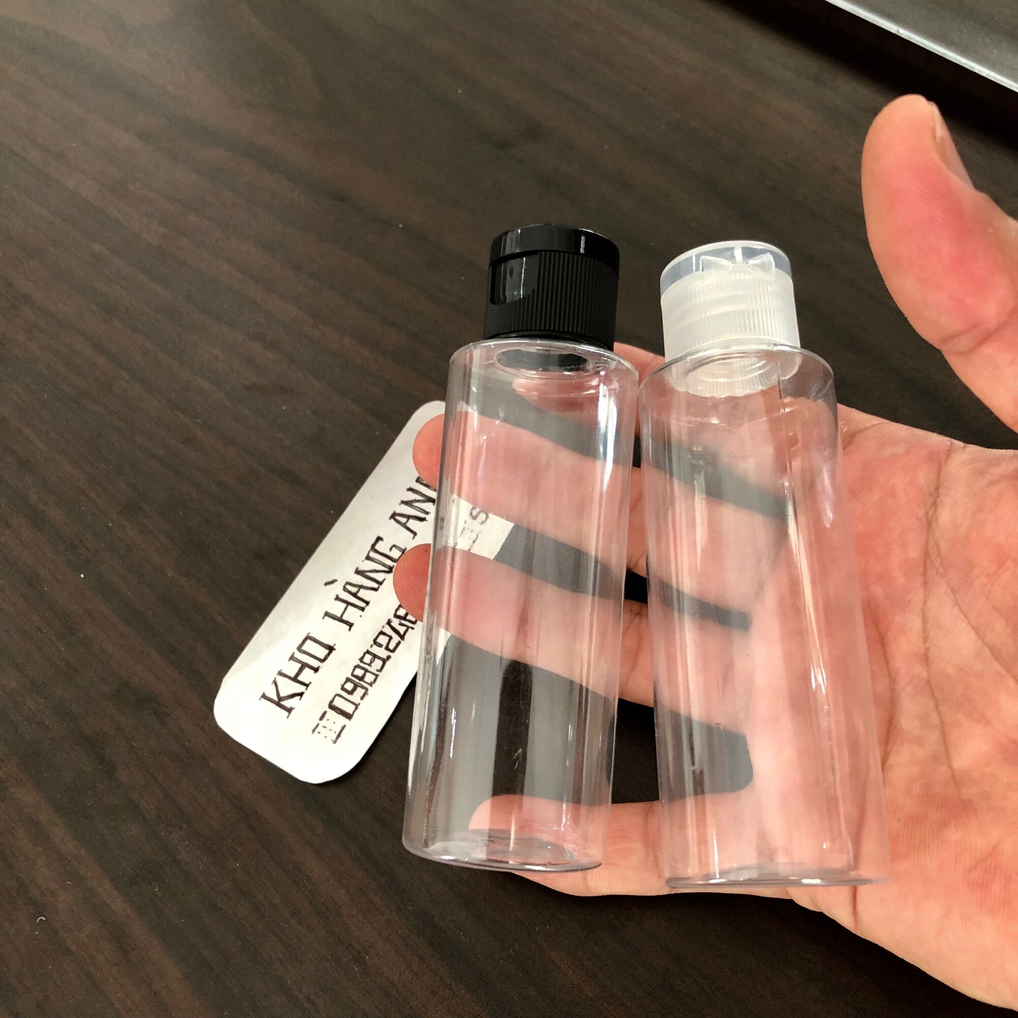 [ Chai Nắp Bật nhỏ giọt ]  50 chai nhựa pet trong suốt nắp bật màu đen / trong - Chai nhựa 10ml/ 20ml/ 30ml/ 50ml/ 70ml/ 100ml - Chai chiết mỹ phẩm , Chai đựng nước rửa , đựng dầu dừa .... Chai nhỏ xinh