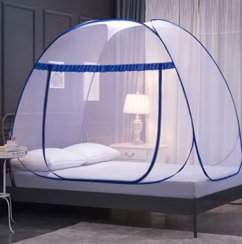 Mùng Ngủ Chụp Thông Minh 1m8x2m, Màn Chụp Tự Bung, Mùng Xếp Gấp Gọn Tiện Lợi - Bảo hành 12 tháng