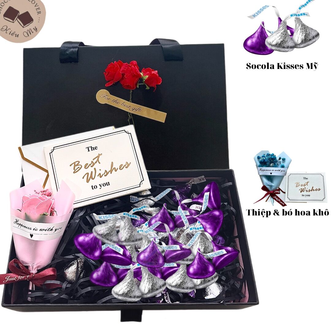 Set quà tặng siêu sang Chocolate Hershey's Kisses Mỹ dịp kỉ niệm mẫu 5