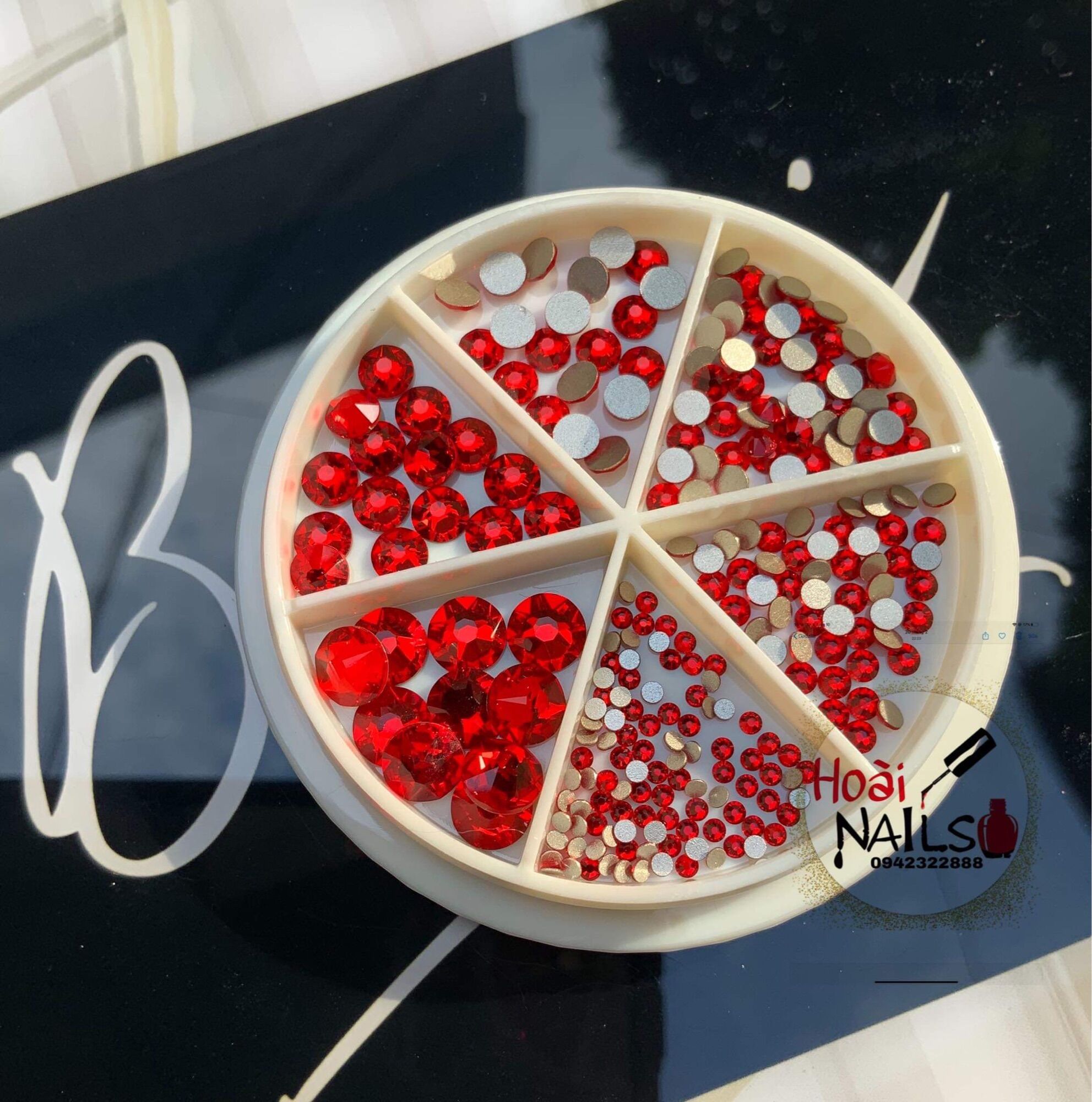đá úc Swarovski mix khay - đá úc ( chọn màu ib)