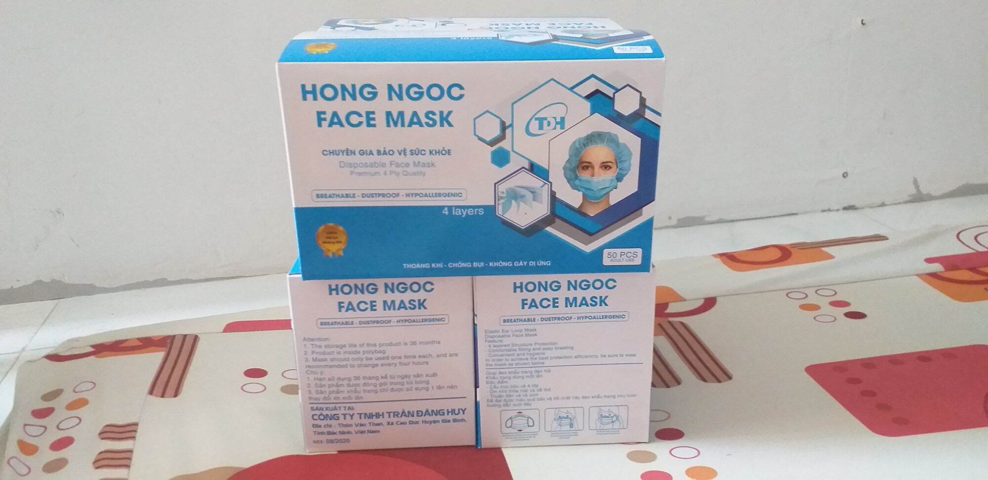 Com bo 4 hộp khẩu trang
